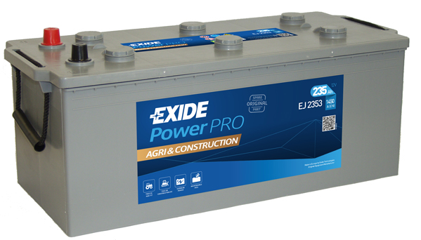 EXIDE EJ2353 EXIDE Li-ion Starter Battery for FIAT MERCEDES-BENZ VALTRA